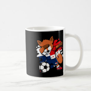 Dabbing Fox Panama Fußballfans Trikot Panamaisch F Kaffeetasse