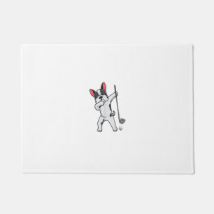 Dabbing Französischer Bulldog Golfspielen Frenchie Fußmatte