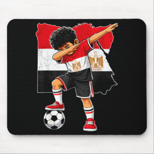 Dabbing Fußball Ägypten Trikot Junge Ägypter Junge Mousepad