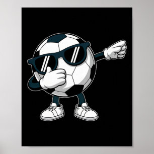 Dabbing Fußball Ll Fußballmannschaft Fußballspiele Poster