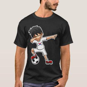Dabbing Fußballjunge Südkorea Trikot, Koreanische T-Shirt