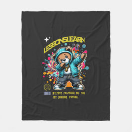 DABBING FUTURE LESSONS LEARN Fleece Blanket