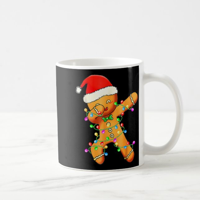 Dabbing Gingerbread Christmas  Kaffeetasse (Rechts)