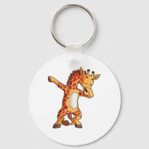 Dabbing Giraffe T Shirt Giraffen Funny Dab Dance T Schlüsselanhänger