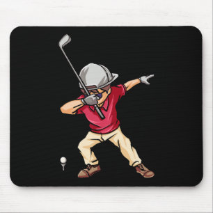 Dabbing Golfspieler Golfer Golfen Lustige Kinder J Mousepad