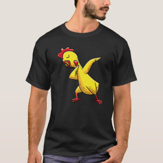 Dabbing Gummihuhn Männer Frauen Kinder T-Shirt