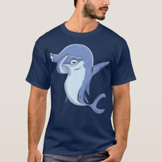 Dabbing Hammerhead Hai Kleidung Hai Outfit Geschen T-Shirt