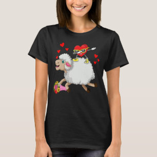 Dabbing Herz Sonnenbrille Reiten Schafe Bauer Vale T-Shirt