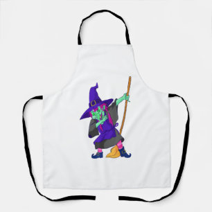 Dabbing Hexe Halloween Trendy Dance Geschenk Fraue Schürze