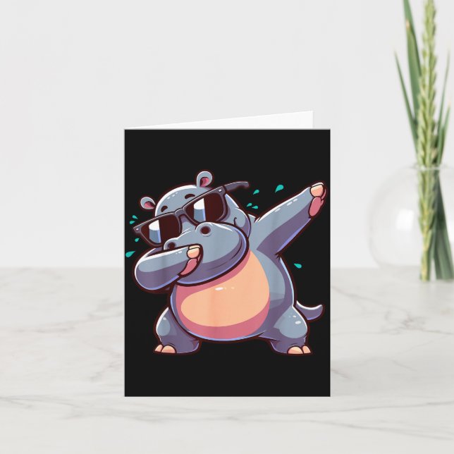 Dabbing Hip  Karte (Vorderseite)