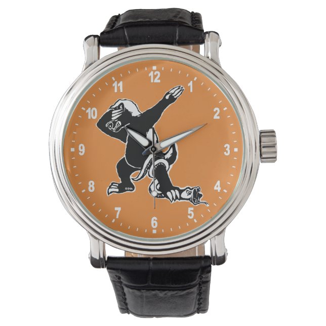 Dabbing Honey Badger Armbanduhr (Vorderseite)
