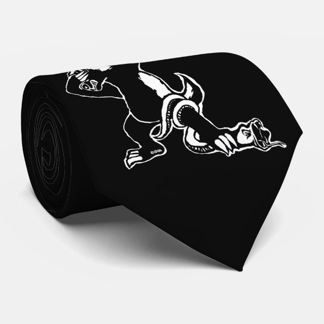 Dabbing Honey Badger Krawatte (Gerollt)