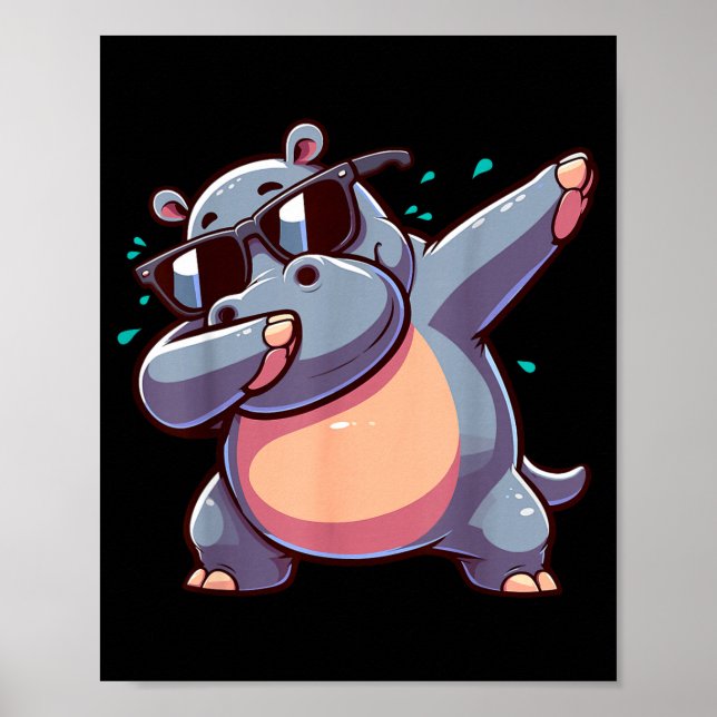 Dabbing-Hüfte  Poster (Vorne)
