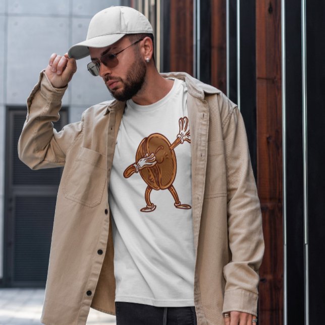 Dabbing-Kaffee T-Shirt (Von Creator hochgeladen)