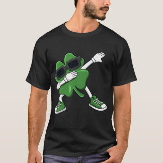 Dabbing Kleeblatt St Patrick_s Day Funny Boys Girl T-Shirt