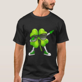 Dabbing Kleeblatt St Patrick's Day Funny Dab T-Shirt