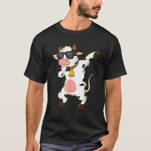 Dabbing Kuh Für Kinder Jungen Mädchen Kuhliebhaber T-Shirt