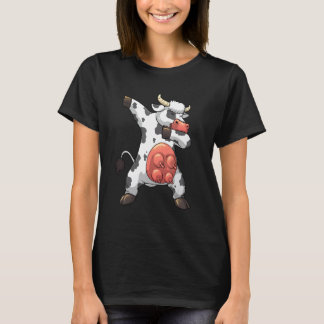 Dabbing-Kuh für Männer Frauen Kuhflüsterer T-Shirt