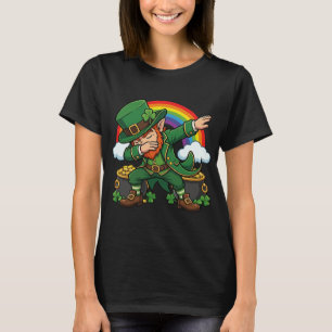 Dabbing Leprechaun St Patricks Day Leprechaun Jung T-Shirt
