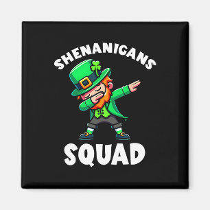 Dabbing Leprechaun St. Patrick's Day Schabernack S Magnet