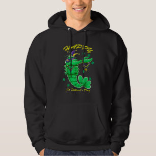 Dabbing Mardi Gras Bead Jester Hat Crawfish Boil P Hoodie