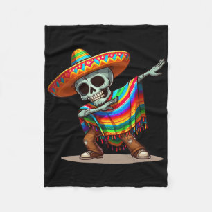 Dabbing Mexican Poncho Cinco De Mayo Fleecedecke