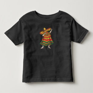 Dabbing Mexikanischer Poncho Cinco De Mayo Fiesta- Kleinkind T-shirt