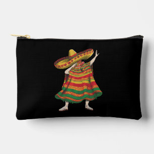 Dabbing Mexikanischer Poncho Cinco De Mayo Fiesta- Zubehörtasche