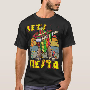 Dabbing Mexikanischer Poncho Cinco De Mayo Lustig T-Shirt