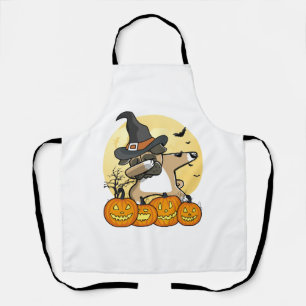Dabbing Mops-Hund Halloween Schürze