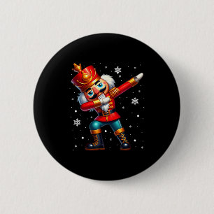 Dabbing Nussknacker Weihnachtskostüm passende Fami Button