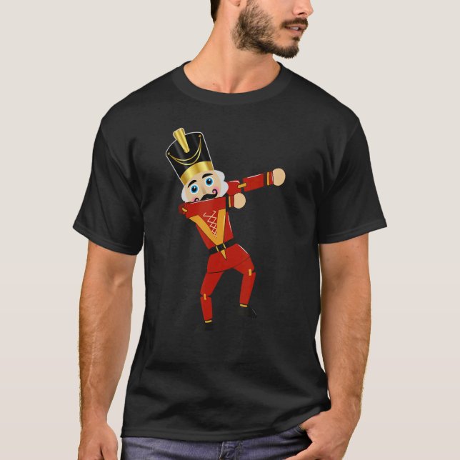 Dabbing Nutcracker Weihnachtskostüm Kinder Jungen  T-Shirt (Vorderseite)