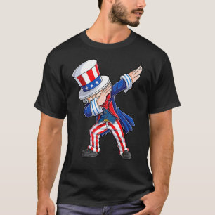 Dabbing Onkel Sam 4. Juli Kinder Jungen Männer ab T-Shirt