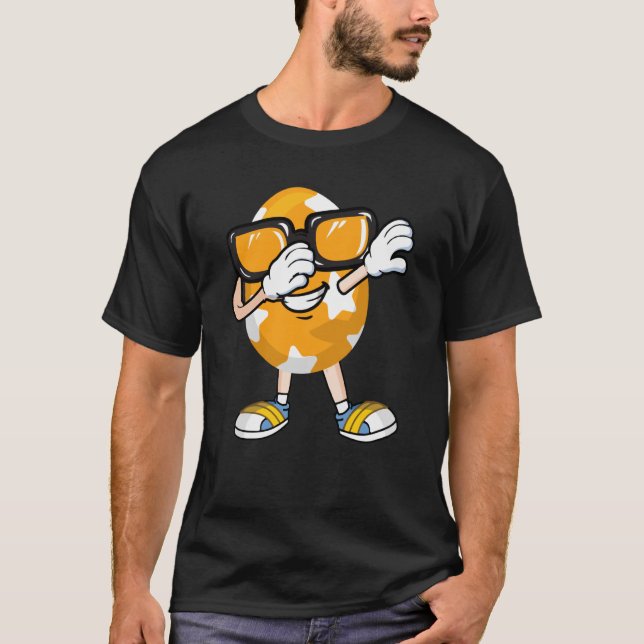 Dabbing Ostereier Sonnenbrille Jungen Kinder Junge T-Shirt (Vorderseite)