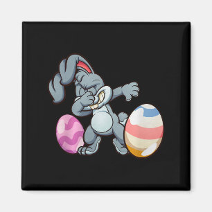 Dabbing Osterhase Premium Tri-Blend  Magnet