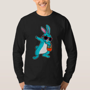 Dabbing Ostern Bunny Dab Ostertag Basketball Stu T-Shirt