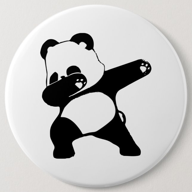 Dabbing Panda Button (Vorderseite)