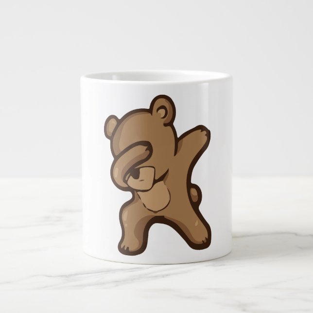 Dabbing Panda, Lustiger Panda Dab-Tanz  Jumbo-Tasse (Vorderseite)