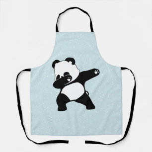 Dabbing Panda , Lustiger Panda dab tanzt Schürze
