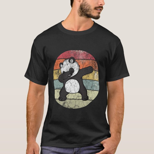 Dabbing Panda, Panda T-Shirt (Vorderseite)