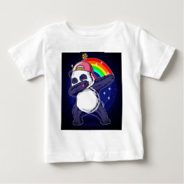 Dabbing Panda Rainbow Vibes" Baby & Kids T - Shirt