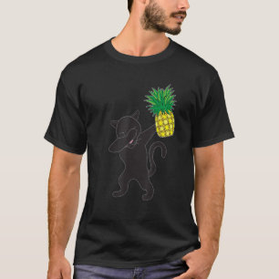 Dabbing Panther Ananas Aloha Strände Hawaiian D T-Shirt