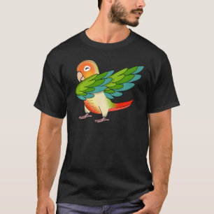 Dabbing Parrot I Green Cheek Ananas Conure T-Shirt