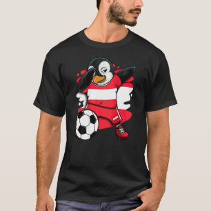 Dabbing Penguin Austria Soccer Fans Jersey Footbal T-Shirt