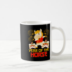 Dabbing-Pferd Chinesisches Neujahr des Pferdes2026 Kaffeetasse
