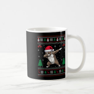 Dabbing Pitbull Weihnachtsmannmütze Boys Girls Kin Kaffeetasse