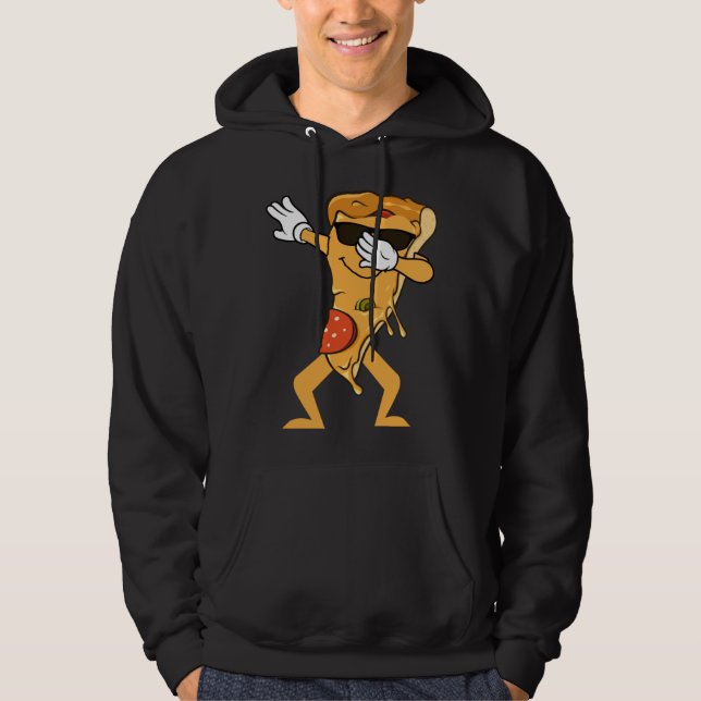 Dabbing Pizza Hoodie (Vorderseite)