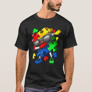 Dabbing Puzzles Pieces Autismus Dab T-Shirt