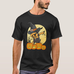 Dabbing Rottweiler Dab Dance Funny Hund Halloween  T-Shirt