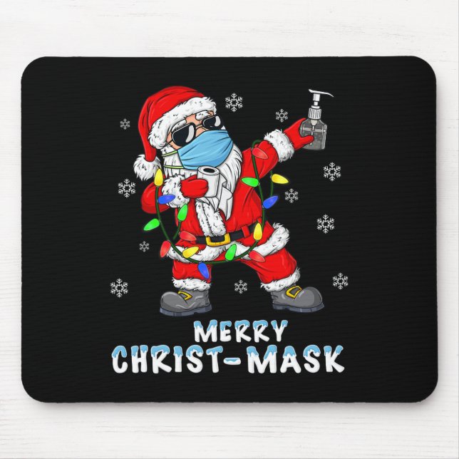 Dabbing Santa Claus Frohe Weihnachten Weihnachten  Mousepad (Vorne)
